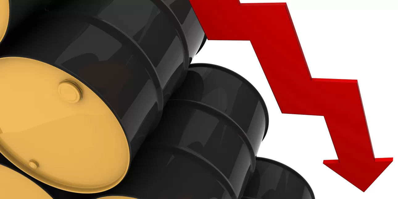 Ilustracija pada cijena nafte (izvornik: Harper 3D / Shutterstock, 2018.)

• cijene nafte