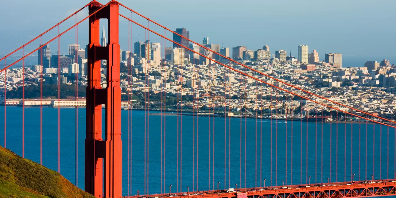 Most Golden Gate Bridge u San Franciscu (izvornik: Shutterstock, 2013.)
• San Francisco, mostovi, Kalifornija, SAD
