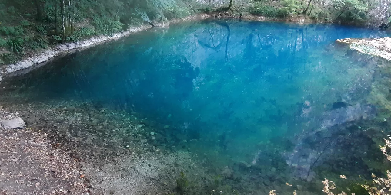 Izvor rijeke Une (foto: Boris Odorčić, kolovoz 2021.)

• Una, rijeke