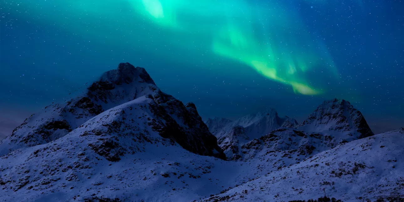 Polarna svjetlost u Norveškoj (izvornik: Tommy Andreassen from Pixabay, 2022.)

• astronomija, polarna svjetlost, Norveška, Skandinavija