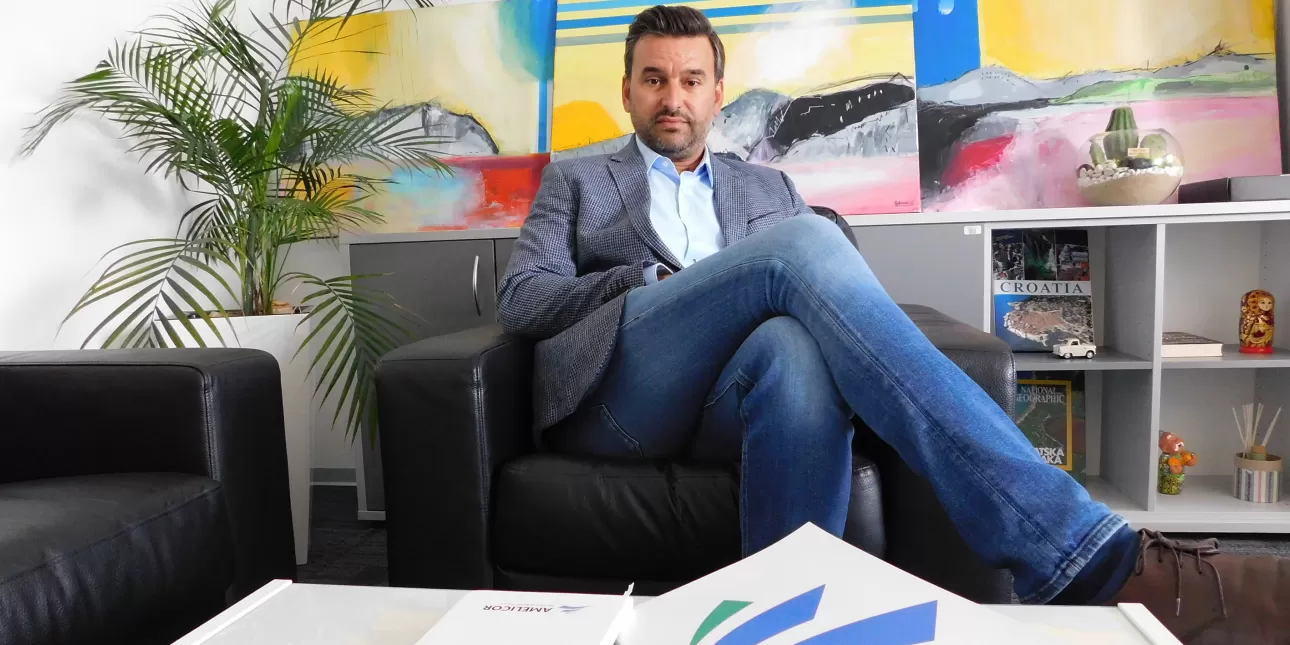 Sergio Galošić, dipl. ing., predsjednik Uprave Klimaopreme i direktor Amelicor Group (foto: BL, lipanj 2022.)
• Sergio Galošić, Klimaoprema, Amelicor