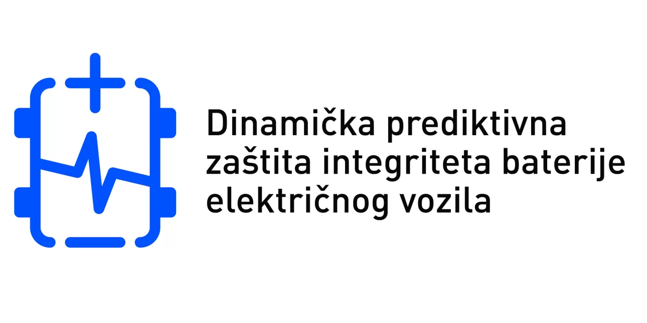 Logo projekta EVBattPredtect koji zajedno provode FER i Rimac Technology (izvornik: FER, 2023.)

• FER, Rimac Technology