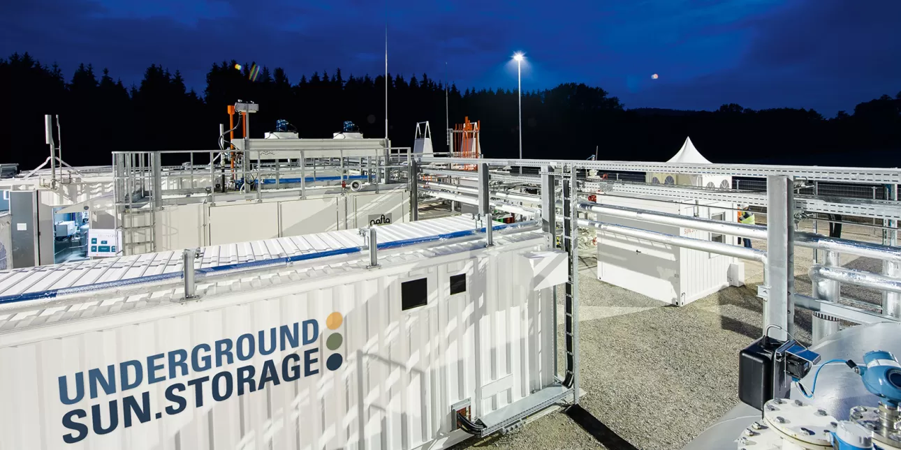 Podzemni spremnik vodika (Underground Sun Storage) u Gampernu u Austriji (foto: RAG / Karin Lohberger Photography, 2023.)
• spremnici energije, spremnici vodika, vodik, RAG