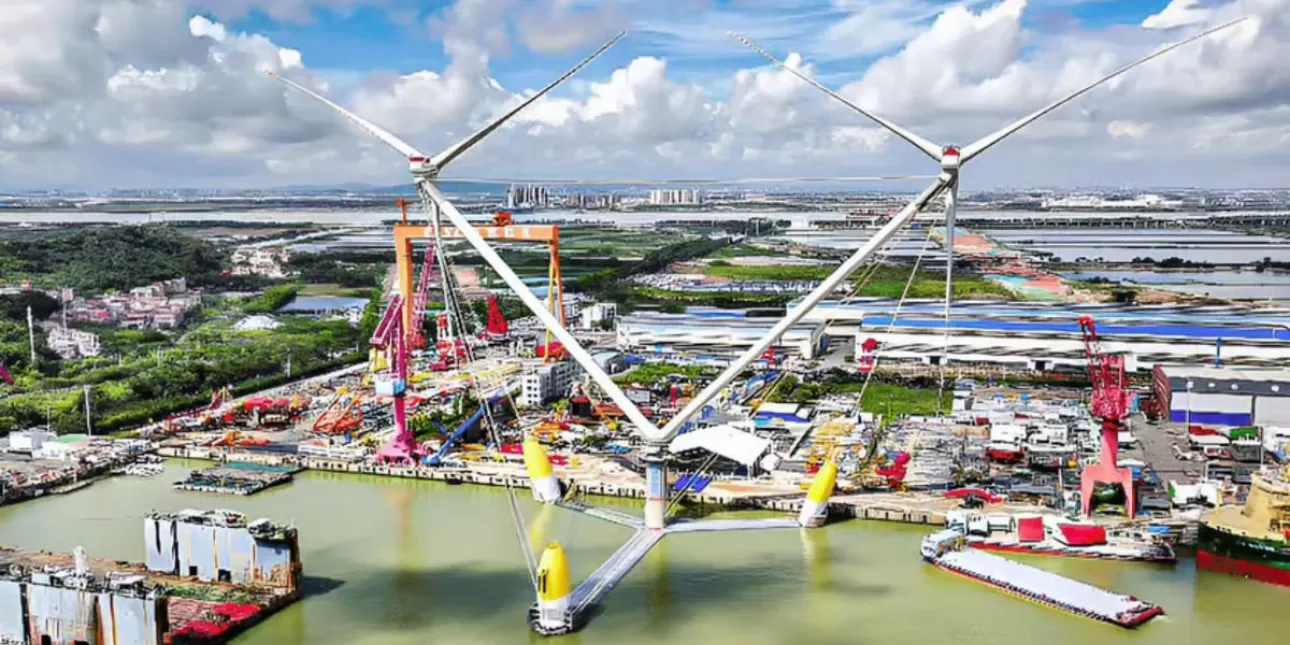 OceanX vjetroturbina, snage 16 MW, MingYang Smart Energy, 2024. 
