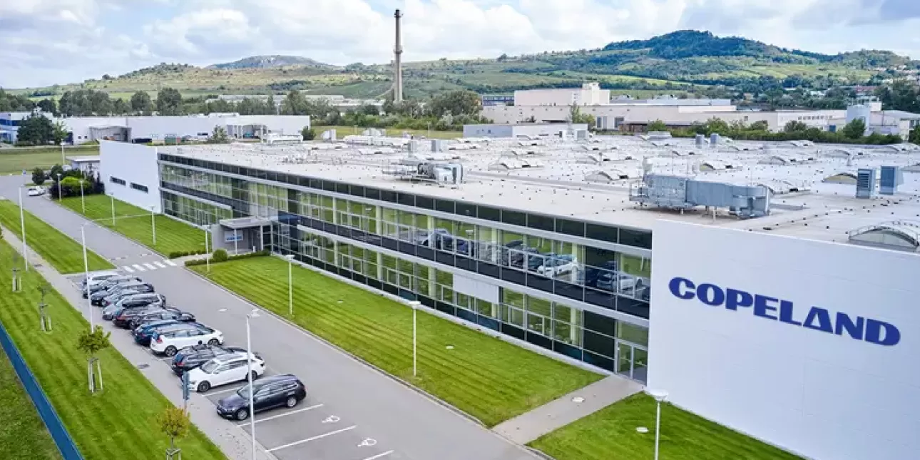 Copelandova tvornica u Mikulovu u Češkoj (izvornik: Copeland, 2024.)

• Copeland, tvornice 