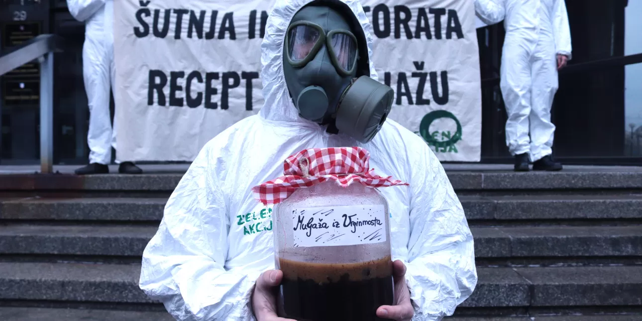 Zelena akcija, prosvjed protiv Phaten Plastic Recycling, 2025.