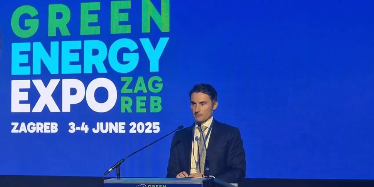 Željko Krevzelj, ravnatelj Uprave za energetiku Ministarstva gospodarstva na Green Energy Expou 2025. (izvornik: MINGO, lipanj 2025.)
• Željko Krevzelj, MINGO