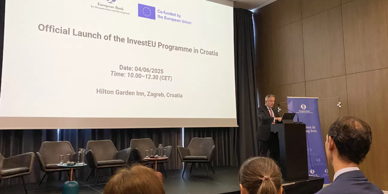 EBRD prestavljanje InvestEU (foto: B.K.), lipanj 2025.) • EBRD, InvestEU
