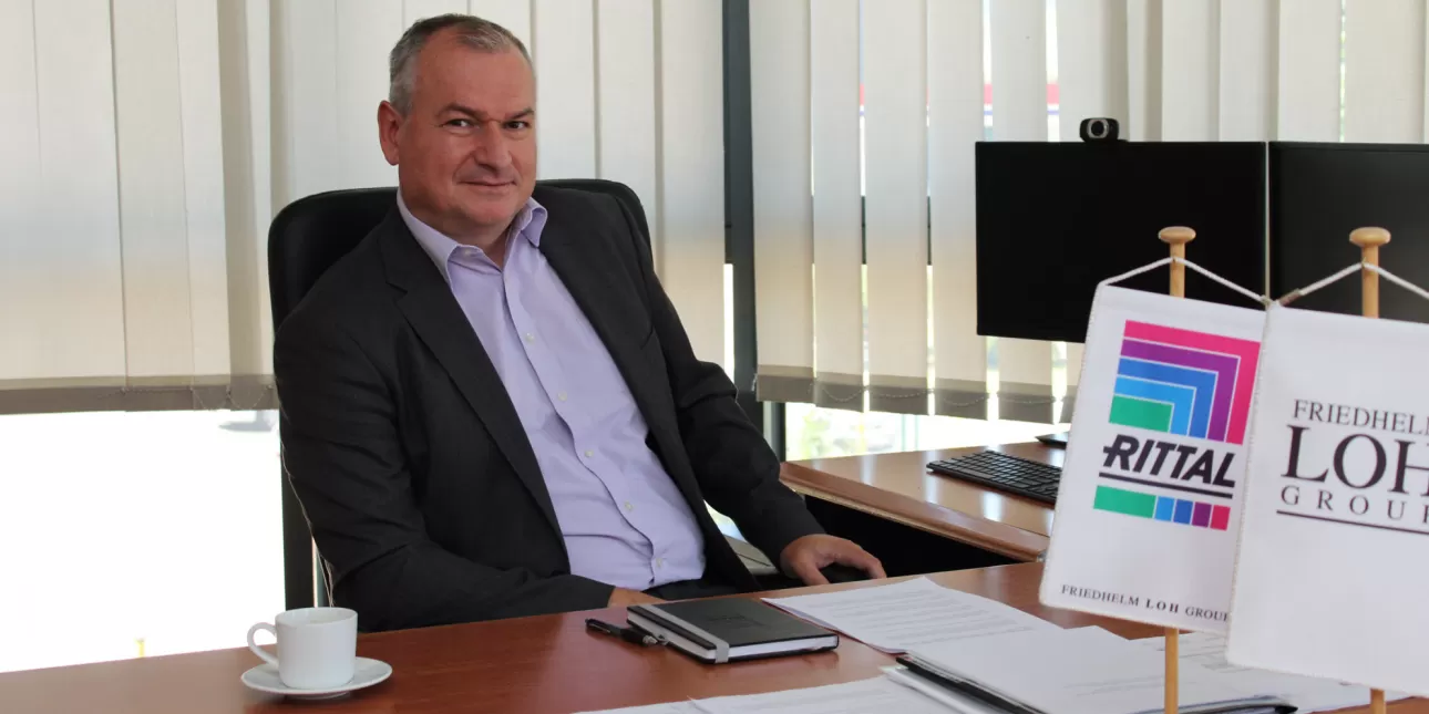 Dejan Dokmanović, direktor Rittala za Hrvatsku i Srbiju (foto: D.P., srpanj 2025.)

• Dejan Dokmanović, Rittal
