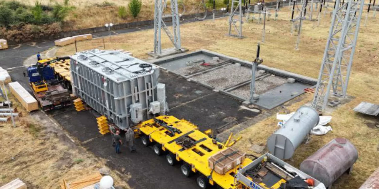 Energetski čvor TS Dubrovo (foto: M.T. rujan 2025.) • Energetski čvor, TS Dubrovo, Sjeverna Makedonija