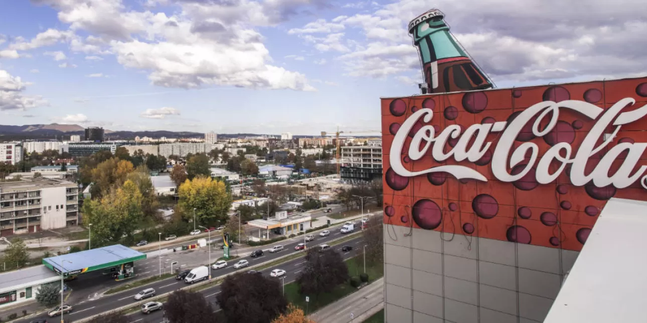 Upravna zgrada Coca-Cole u Hrvatskoj (izvornik: Coca-Cola, rujan 2025.) • Coca-Cola, Hrvatska, održivo poslovanje