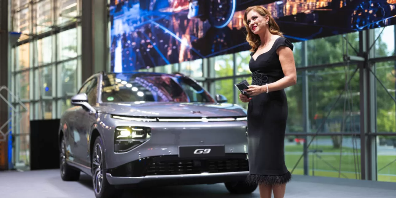 Xpeng predstavljanje u Budimpešti (foto: Xpeng , rujan 2025.) • Xpeng, električni auti, Kina