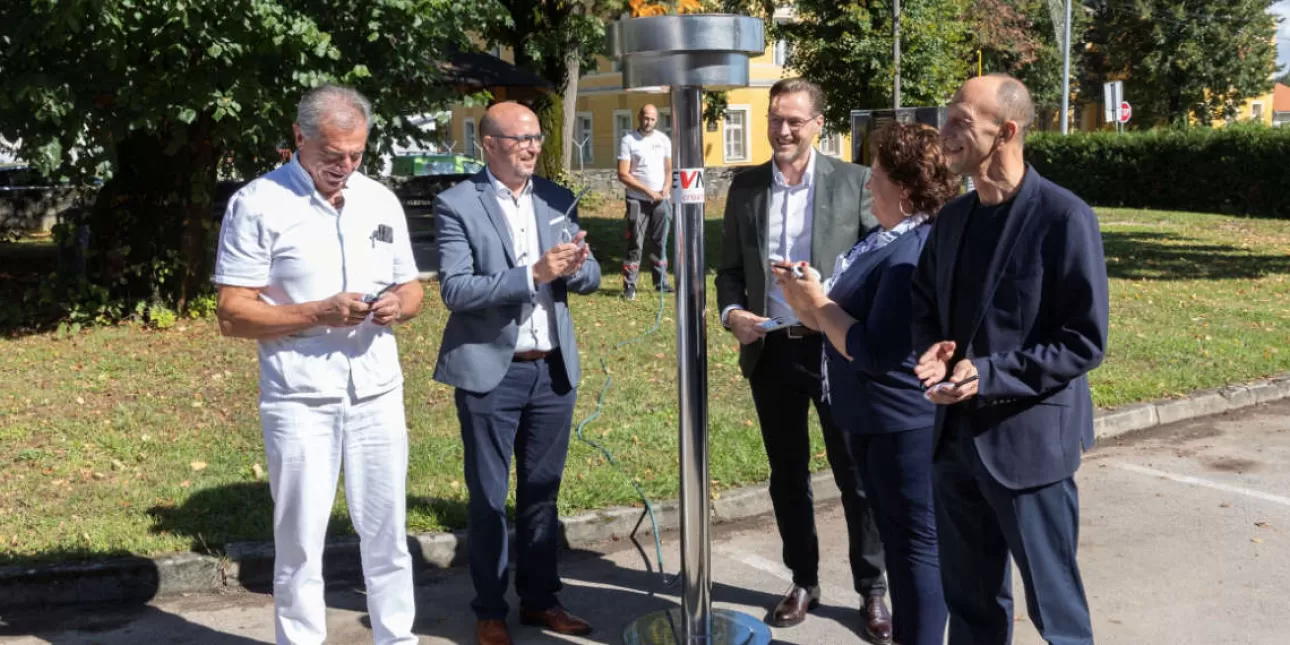Svečano puštanje plina u gospićkoj bolnici (izvornik: Komunikacijski laboratorij, rujan 2025.) • Plin, Gospić, Opća bolnica
