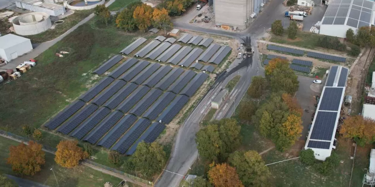 Fotonaponska elektrana TSH Vitalka (izvornik: Žito grupa, listopad 2025.) • Fotonaponska elektrana, Žito grupa, TSH Vitalka 