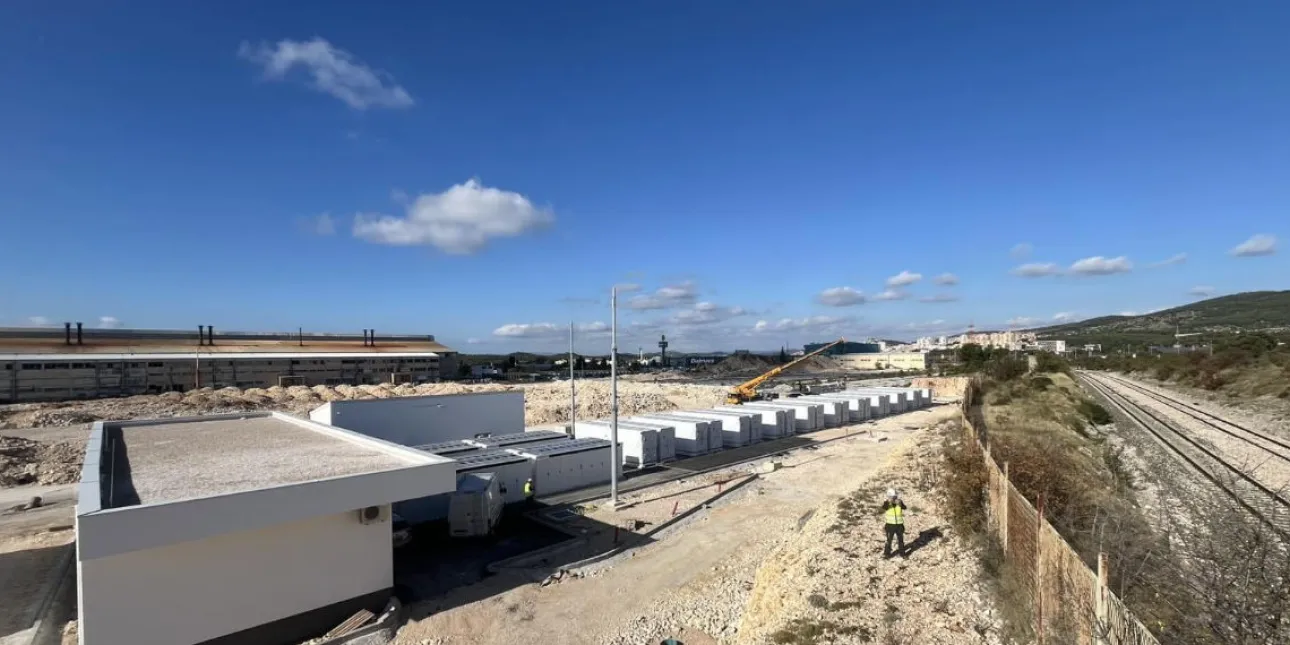 Baterijski projekt u Šibeniku (foto: NGEN Grupa, siječanj 2026.) • NGEN Grupa, IE-ENERGY, baterije