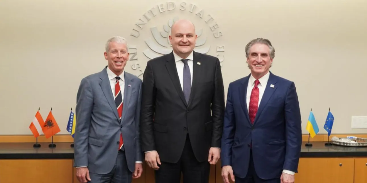 Ministar gospodarstva Ante Šušnjar u Washingtonu (foto: Vlada RH, veljača 2026.) • Ante Šušnjar, Washington, SAD