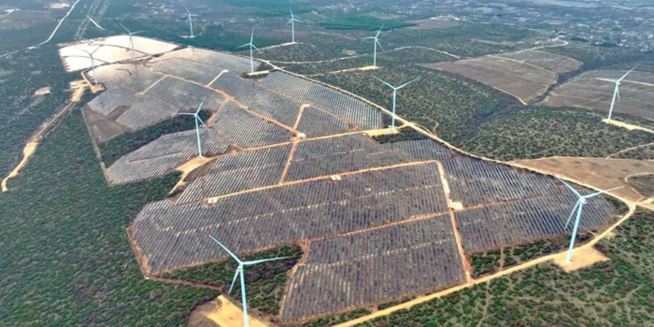 Pogled iz zraka na Energetski park Korlat (izvornik: HEP)

• SE Korlat, VE Korlat, Energetski park Korlat, HEP