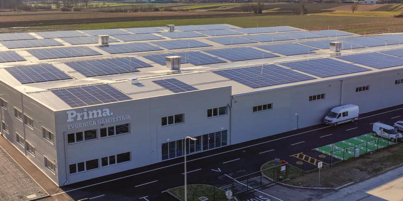 Prima namještaj tvornica namještaja kod Bjelovara (foto: Prima namještaj, ožujak 2026.) • Prima namještaj, tvornica