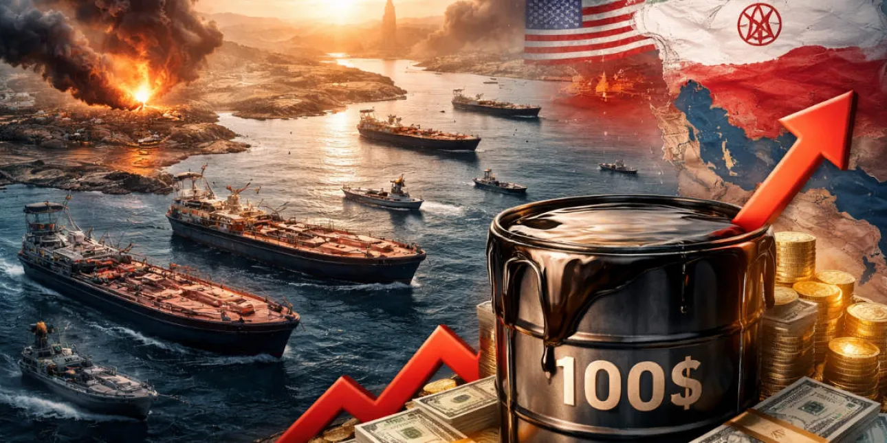 Zatvaranje Hormuškog tjesnaca (izvornik: Open AI) • Hormuški tjesnac, Iran, sukob, nafta