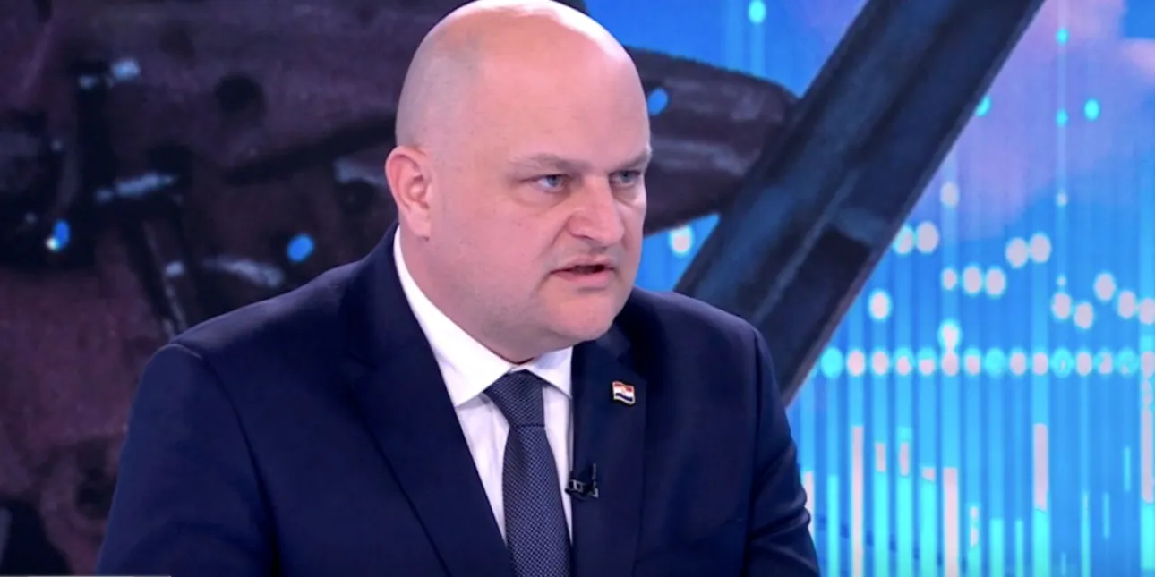 Ante Šušnjar ministar gospodarstva (foto: HRT, ožujak 2026.) • Ante Šušnjar, HRT, Ministarstvo gospodarstva