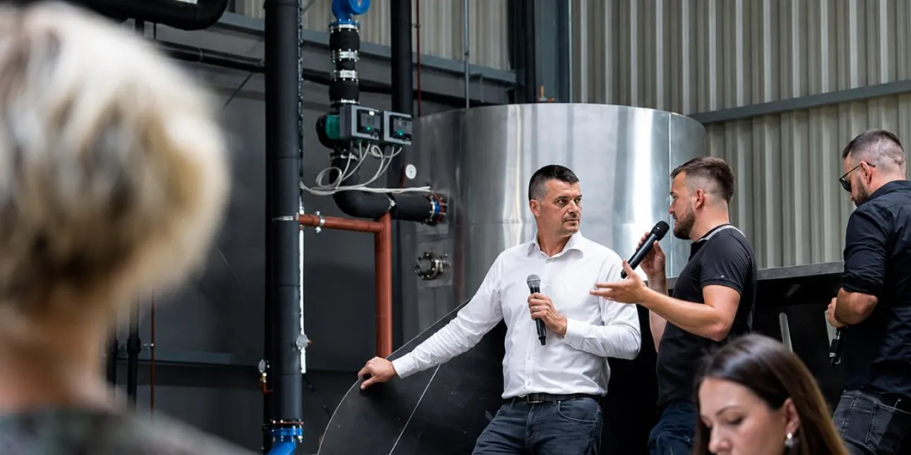 OIE Čaporice bioplinsko postrojenje (foto: Agencija za ugljikovodike, lipanj 2026.) • OIE Čaporice,  bioplin, postrojenje