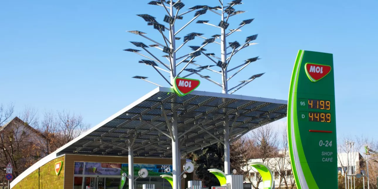 Benzinska postaja MOL-a (izvornik: MOL Group, 2023.)

• benzinske postaje, MOL